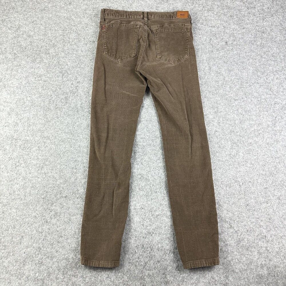BDG UO Urban Outfitters Corduroy Pants Womens 27 Brown Mid Rise Cigarette Ankle* - Picture 4 of 16